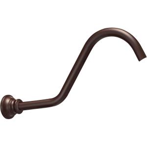 imageMoen S113NL Waterhill Replacement Curved Shower Arm Extension Polished NickelOil Rubbed Bronze