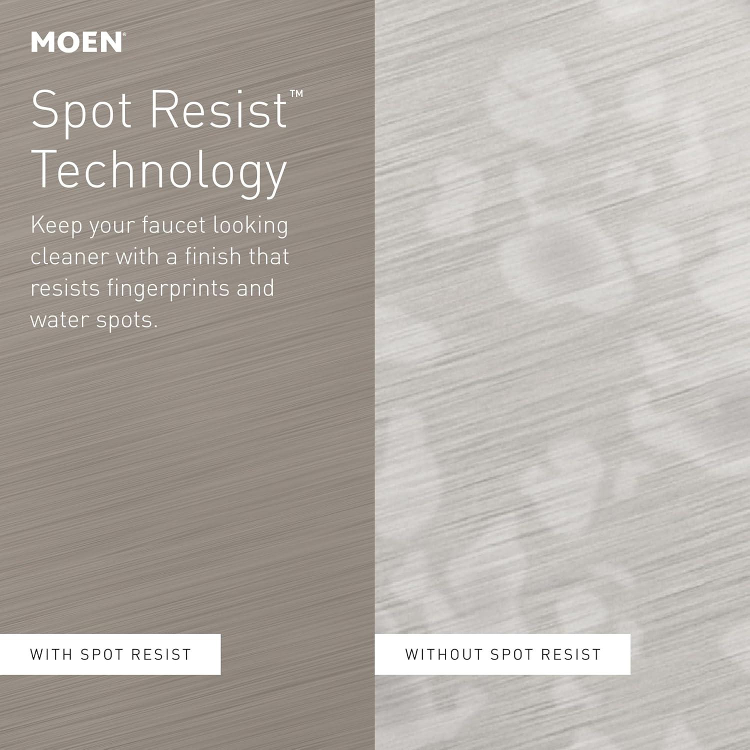 imageMoen S75005EVC Nio Smart Faucet Touchless Pull Down Sprayer Kitchen Faucet with Voice Control and Power Boost ChromeSpot Resist Stainless