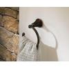 imageMoen YB5286CH Wynford Bathroom Hand Towel Ring ChromeOil Rubbed Bronze