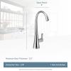 imageMoen Black Stainless Sip Transitional Cold Water Kitchen Beverage Faucet with Optional Filtration System S5520BLS