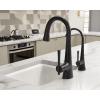 imageMoen Chrome Kurv OneHandle High Arc Single Mount Cold Water Beverage Faucet with Optional Filtration System S5560Matte Black