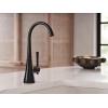 imageMoen Chrome Kurv OneHandle High Arc Single Mount Cold Water Beverage Faucet with Optional Filtration System S5560Matte Black