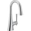 imageMoen Kurv Collection Chrome OneHandle Pulldown Bar Faucet with Power Clean Featuring Reflex 6126Chrome
