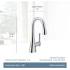 imageMoen Kurv Collection Chrome OneHandle Pulldown Bar Faucet with Power Clean Featuring Reflex 6126Polished Nickel