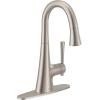 imageMoen Kurv Collection Chrome OneHandle Pulldown Bar Faucet with Power Clean Featuring Reflex 6126Stainless