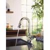 imageMoen S52003BL Paterson OneHandle Pulldown Bar Faucet with Power Clean Includes Interchangeable Handle Matte BlackChrome