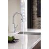 imageMoen S62308 STO OneHandle High Arc Pulldown Modern Bar Faucet with Power Clean ChromeChrome