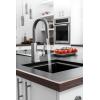 imageMoen S62308 STO OneHandle High Arc Pulldown Modern Bar Faucet with Power Clean ChromeMatte BlackChrome