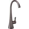 imageMoen Black Stainless Sip Transitional Cold Water Kitchen Beverage Faucet with Optional Filtration System S5520BLS