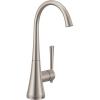 imageMoen Chrome Kurv OneHandle High Arc Single Mount Cold Water Beverage Faucet with Optional Filtration System S5560Spot Resist Stainless