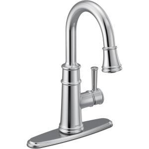 imageMoen 6260SRS Belfield OneHandle Pulldown Bar Faucet with Power Clean Featuring Reflex StainlessChrome