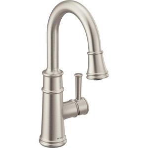 imageMoen 6260SRS Belfield OneHandle Pulldown Bar Faucet with Power Clean Featuring Reflex StainlessStainless