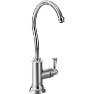 imageMoen Chrome Sip Traditional Cold Water Kitchen Beverage Faucet with Optional Filtration System S5510