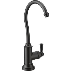 imageMoen Matte Black Sip Traditional Cold Water Kitchen Beverage Faucet with Optional Filtration System S5510BL