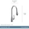 imageMoen Arbor Chrome Pulldown Laundry Faucet 4736