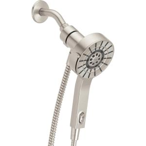 imageMoen Chrome Handheld That Saves Hot Water with EcoPerformance and Magnetic Docking System 230H2EPBrushed Nickel