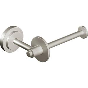 imageMoen DN0709BN Iso European Single Post Toilet Paper Holder Brushed Nickel
